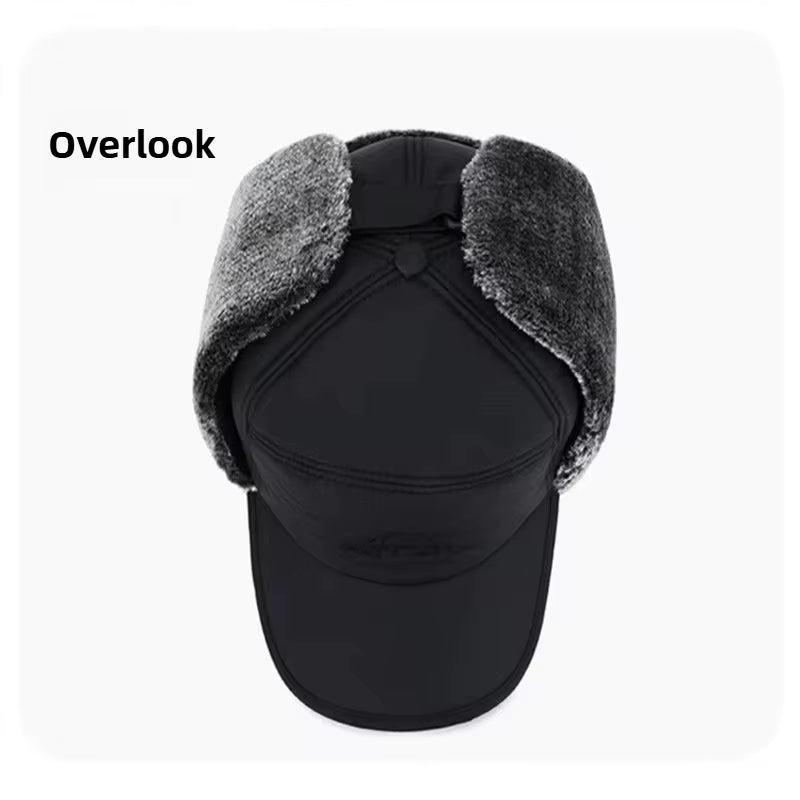 2025 Winter Warm Thickened Artificial Fur Baseball Hat Men'S and Women'S Cycling Skiing Extreme Cold Hat Fishing Hat Outdoor